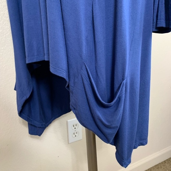 LOGO by Lori Goldstein Hi Low Hem Knit Tunic Sz 1X - Picture 6 of 9